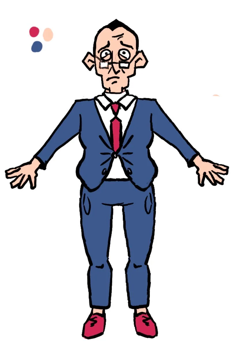 Original concept art for David