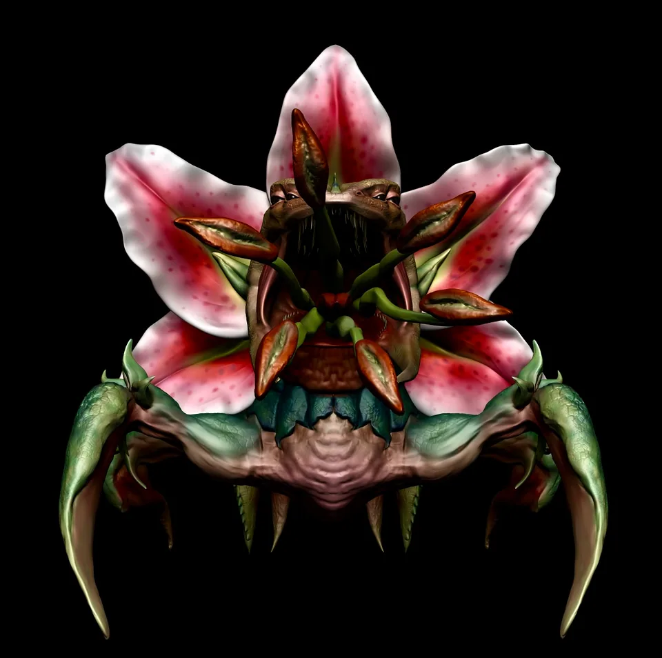 Flower Alien front view