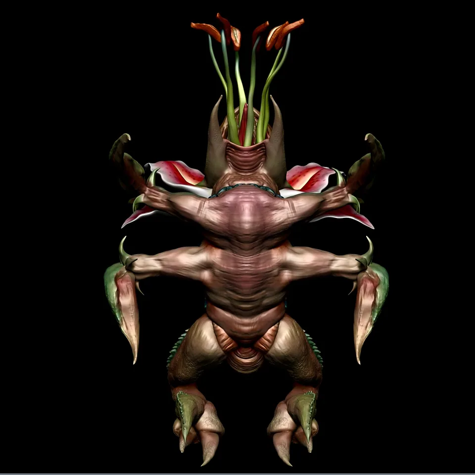 Flower Alien underside view