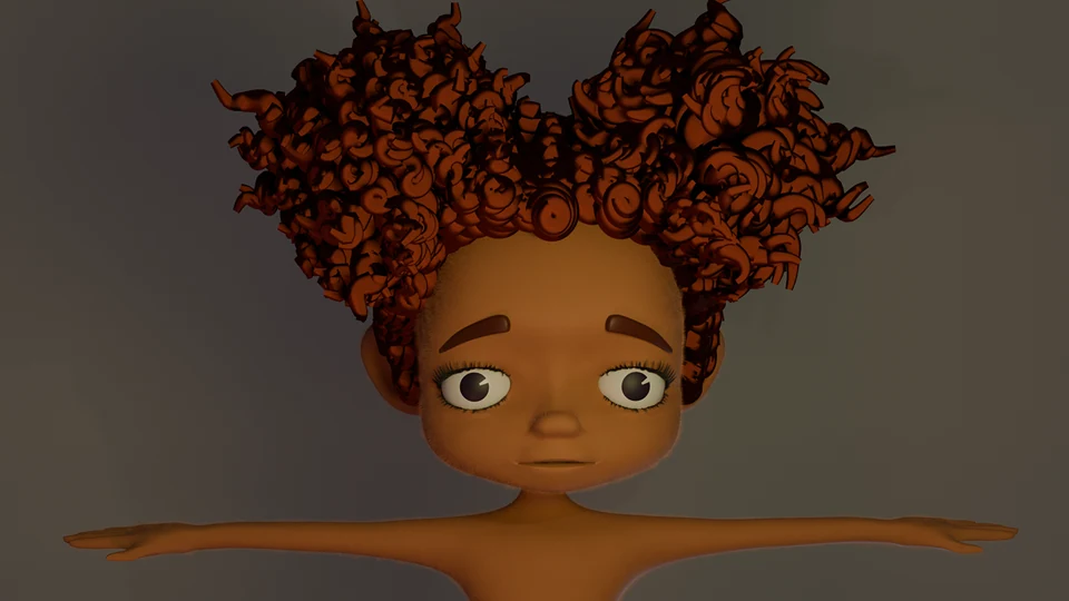Mira hair and lighting study